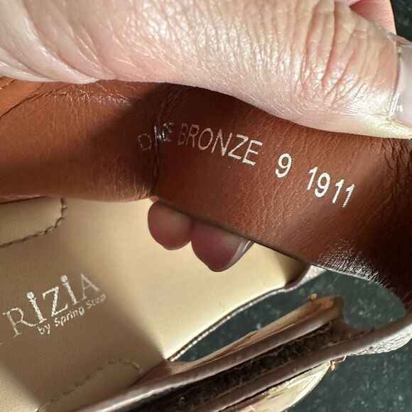 PATRIZIA DADE Brinze Dade Party STRAP SANDAL SIZE 10 - Picture 9 of 13